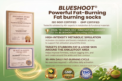 💕Official Store |BLUESHOT®2026 10-in-1 Moringa & Berberine Micro-Particle Sculpting socks | Radical Fat-Burn, Varicose Relief & Deep Lymphatic Detox | 7-Day Intensive Sculpting Protocol