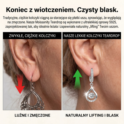 🔥 90% ZNIŻKI TYLKO DZIŚ: Kolczyki z 1-karatowym „tańczącym” moissanitem – czyste srebro S925, komfort i blask, na który zasługujesz 💖