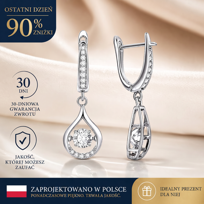 🔥 90% ZNIŻKI TYLKO DZIŚ: Kolczyki z 1-karatowym „tańczącym” moissanitem – czyste srebro S925, komfort i blask, na który zasługujesz 💖