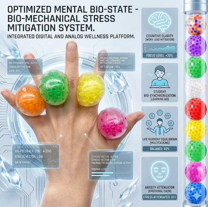 Anxiety Relief Mini Squishy Toys | 40-Piece 1.3" Sensory Stress Balls Set