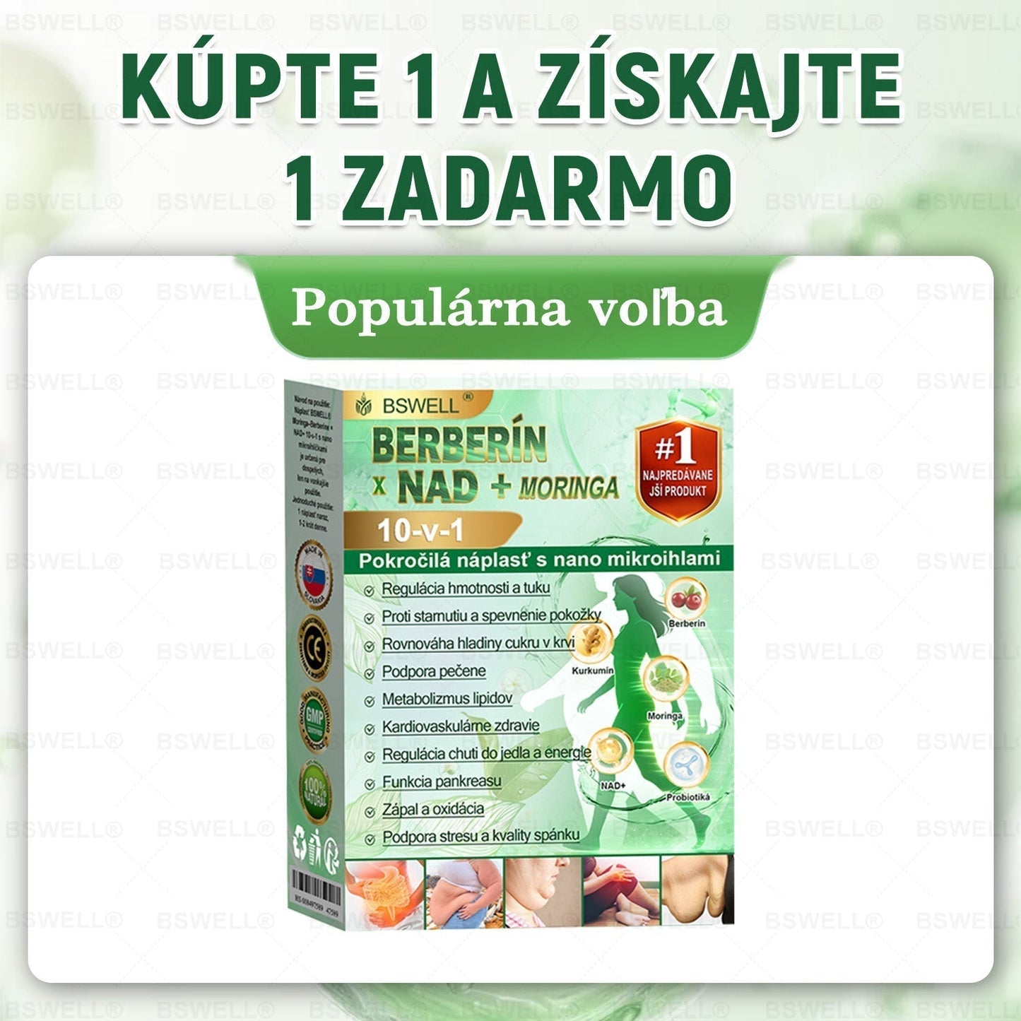 📢📢📢BSWELL® Nano mikronidla chudnúci náplasť (Rýchlo raz denne, viditeľné zmeny do 28 dní) ✨ Pre obezitu, kardiovaskulárne zdravie, cukrovku, spánkovú apnoe, zdravie kĺbov, problémy s kĺbmi a ďalšie