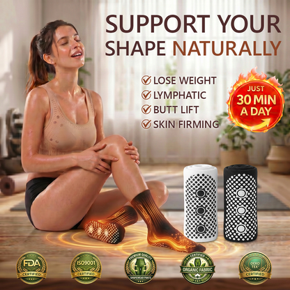 💕Official Store |BLUESHOT®2026 10-in-1 Moringa & Berberine Micro-Particle Sculpting socks | Radical Fat-Burn, Varicose Relief & Deep Lymphatic Detox | 7-Day Intensive Sculpting Protocol